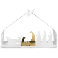 Alessi Crèche en écorce lot de 2