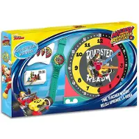 Euroswan set de montres en cuir MickeyMaus Junior caoutchouc 3 pièces
