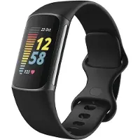 IMoshion Bracelet sport en silicone pour Fitbit Charge 5 / 6 - Taille L - Noir