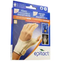 Epitact Pouce Douloureux Rhizarthrose - Orthèse Rigide de Nuit Gauche Small 1 pc(s) Bandage(S)