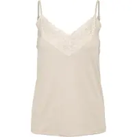 Vero Moda Bia Sleeveless Blouse Beige L Femme