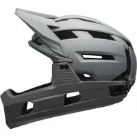 Bell Helmets Casque de vélo Bell Super Air R Spherical, Couleur:matte gloss gray, Taille:L