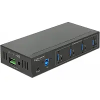 DeLOCK 63309 Industrie HUB 4xUSB 3.0 Typ-A 15kV ESD Schutz extern