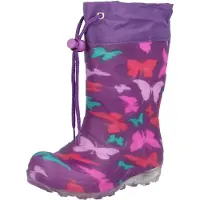 Beck Bottes en caoutchouc violet clair / mélange de couleurs