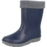 Beck Bottes en caoutchouc bleu / gris