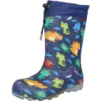 Beck Bottes en caoutchouc bleu / mélange de couleurs