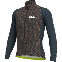 ALÉ Green Bolt Long Sleeve Jersey Orange S Homme