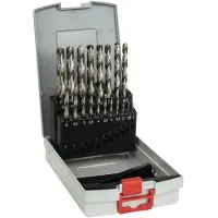 Bosch Accesorios Metal Drill Set Hss-g Box 1/0-10/0 Mm 19 Pieces Argenté