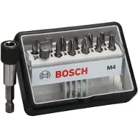 Bosch Ensemble de 12 d'embouts de vissage +1 élément Robust Line M Extra Hart 25mm