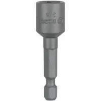 Bosch Powertools Douille à queue 6 pans mâle 1/4 longueur 50mm Diamètre 3/8 pour vis à tête 6 pans 2608550082