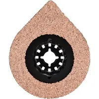 Bosch Expert Carbide 3 Max Grout And Abrasive Avz70rt4 Multi-tool Sanding Plate Doré