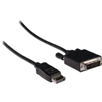 Shiverpeaks S/CONN maximum connectivity Câble d'affichage Displayport mâle 20p vers DVI 24+1 mâle, plaqué or (7.50 m), Câble vidéo, Noir