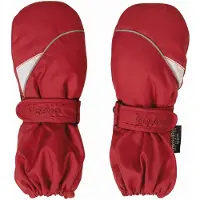 Playshoes Gants de sport gris / rouge / noir / blanc