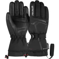 Reusch - Gants de ski en GORE-TEX - Down Spirit GTX Black/Silver en Cuir - Taille 7 - Noir