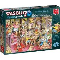 Jumbo 25009 Wasgij Retro Mystery 5 - Déjeuner du dimanche - puzzle de 1000 pièces
