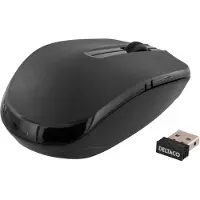 Deltaco Souris MS-798 Ambidextre RF Optique sans fil 1000 DPI (Sans fil), Souris, Noir