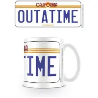 Pyramid Back To The Future - Mug - 300 Ml - License Plate