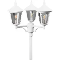 Konstsmide Lampe lanterne Virgo 3 lumières blanc