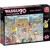 Jumbo Wasgij Destiny 9 Super Models ! 1000 Pieces Puzzle Multicolore Enfants