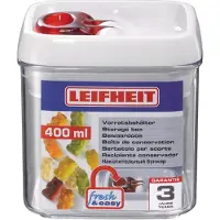 Leifheit Récipient de stockage Fresh&Easy 400 ml carré
