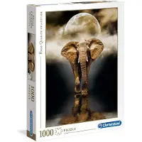 Clementoni 39326 - Panorama Puzzle - L'éléphant (1000 pièces) Puzzle