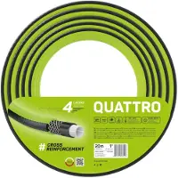 Cellfast tuyau d'arrosage 1'' 20m 4 couches croisées tressées Quattro