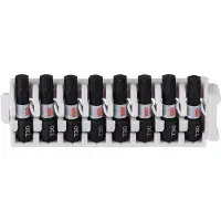 Bosch Packs d'embouts Impact 25mm, T30, 8 pièces - 2608522382
