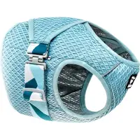 Hurtta Gilet de refroidissement Cooling Wrap rose ou bleu, Couleur:bleu, Taille:45-55cm