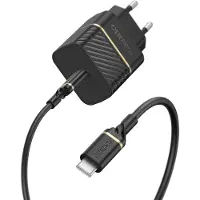Otterbox Chargeur mural USB-C 20 W, câble de 1 m, noir