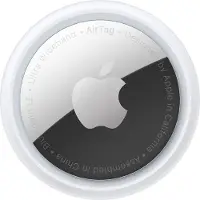 Apple AirTag (pack de 4) (iOS), Traceur, Argent, Blanc