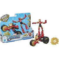 Marvel F02445L0 Marvel F02445L0 Iron Man mit 2-in-1 Motorrad Figur