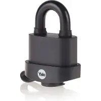 Yale Cadenas extérieur en acier laminé - 51mm - protection thermoplastique