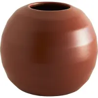 Markslöjd Vase Omfamna 14 cm, rouge-brun (1x)