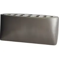 Markslöjd Vase Eia 37 x 16 cm, gris foncé (1x)