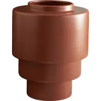 Markslöjd Vase Akka 19.5 cm, rouge-brun (1x)