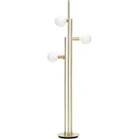 Hubsch Lampadaire avec source lumineuse 78x28xh150cm en laiton