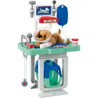 Ecoffier The Veterinary Centre With Soft Toy Multicolore Enfants