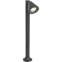 QAZQA Borne extérieure moderne noire 60 cm IP44 orientable - Ciara