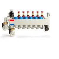 Rehau RAUTHERM SPEED, distributeur, HKV-D, polymère, 3 circuits, connecteur 17, 1 pièce.