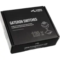 Glorious Gateron Black interrupteurs de clavier mécanique 120 pcs