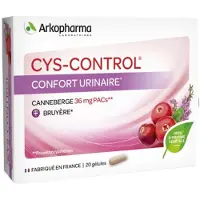 Arkopharma Cys-Control Confort Urinaire 20 g?lules