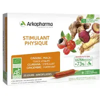 Arkopharma Arkofluides Stimulant Bio, Tonus & Vitalité 20 Ampoules