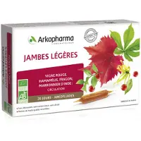 Arkopharma Arkofluides Jambes légères bio 20 Ampoules — Complément alimentaire