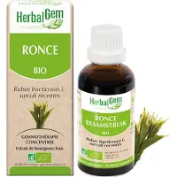 Herbalgem - Ronce Bio - Complément Alimentaire - Extrait De Bourgeon Frais - Pour Santé respiratoire et niveau sucre dans le sang - - 30 ml 30 ml Goutte(S)