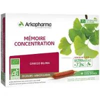 Arkopharma Arkofluides Gingko Biloba Bio 20 Ampoules
