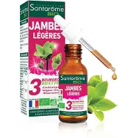Santarome Bio Jambes Légères Macérats de Bourgeons 30 ml Solution(S)
