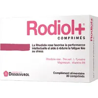 Dissolvurol RODIOL+ Rhodiole rose vitalité mentale 30 pc(s) Comprimé(S)