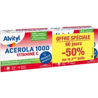 Alvityl Acérola 1000 Vitamine C 60 pc(s) Comprimé(S)