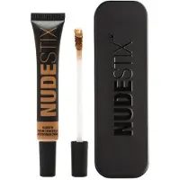 Nudestix NudeFix Cream Concealer Lightweight Liquid Natural Finish Makeup Hydrating Brightening Under Eye Dar (9, Nu 9)