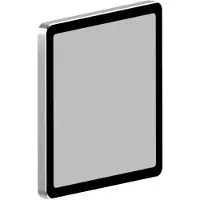 LIGHTME Applique Miroir Led Aqua Angulaire Chromé